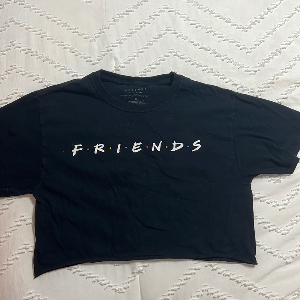 Friends Crop Top Tee